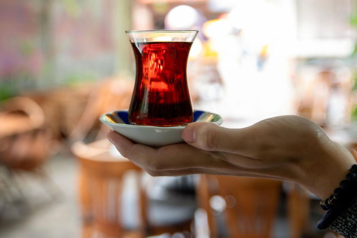 Balkona çay içmeye çıktı, karşısında dev yılanı görünce donakaldı