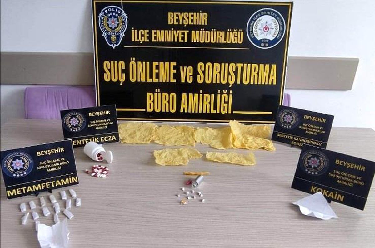 Beyşehir\'de Uyuşturucu Operasyonu: 3 Gözaltı
