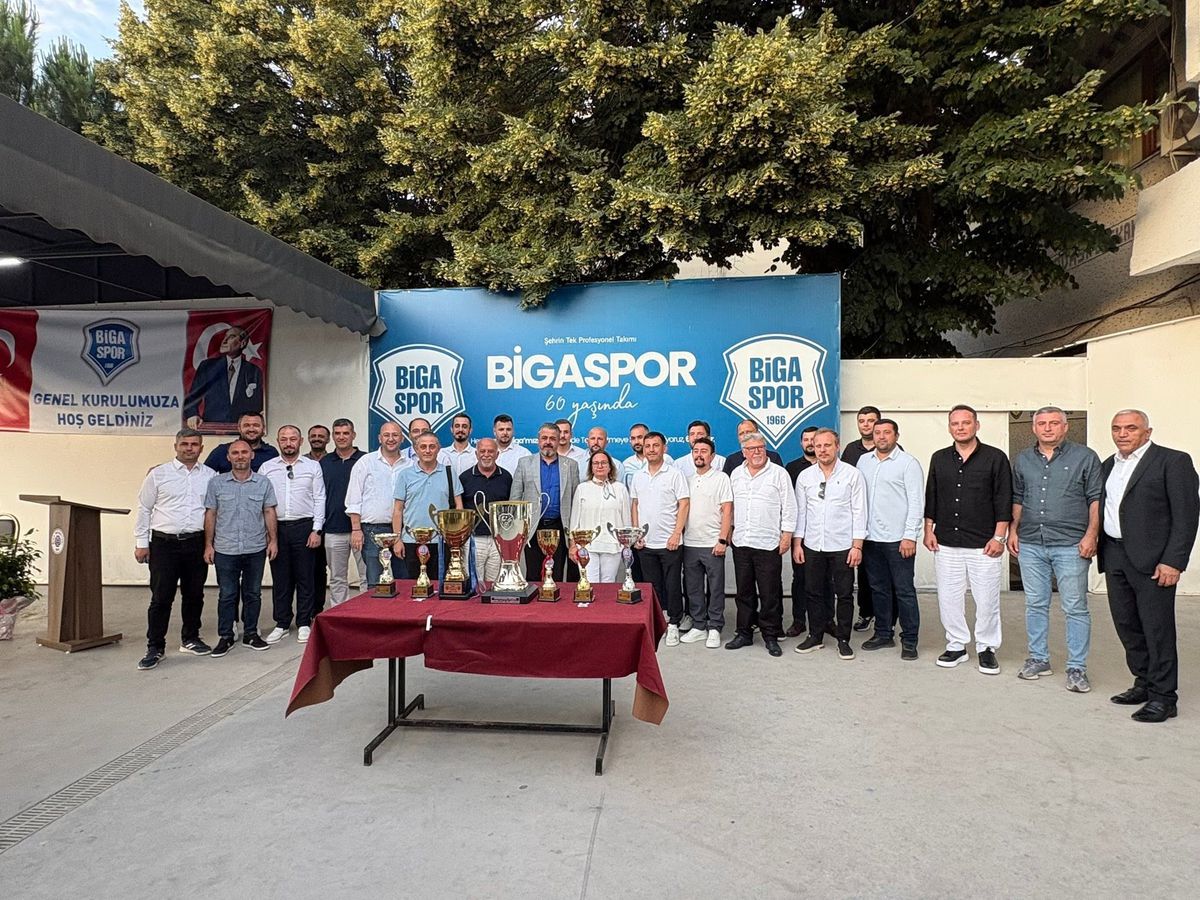 Bigaspor\'da Başkan Levent Şahin Güven Tazeledi