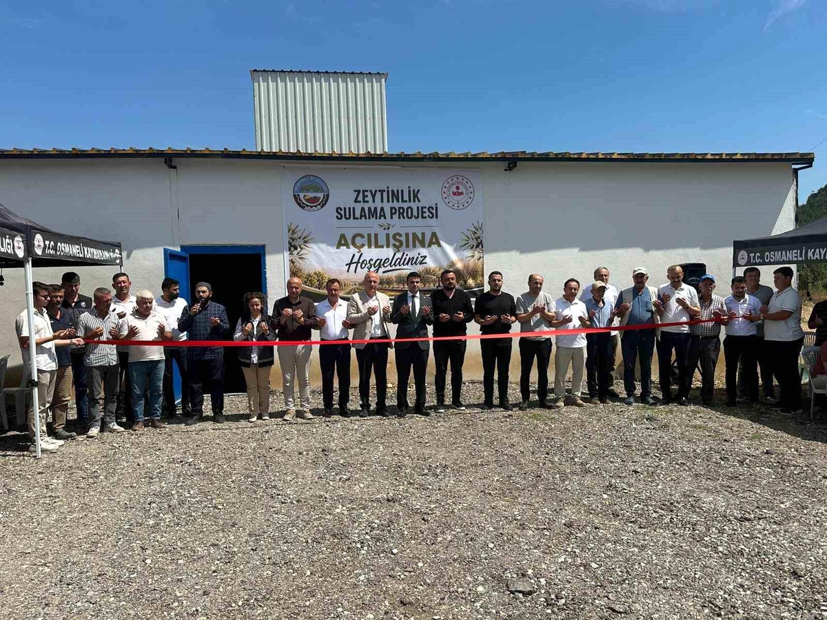 Bilecik\'te 27 milyon liralık "Sulama Projesi" tamamlandı