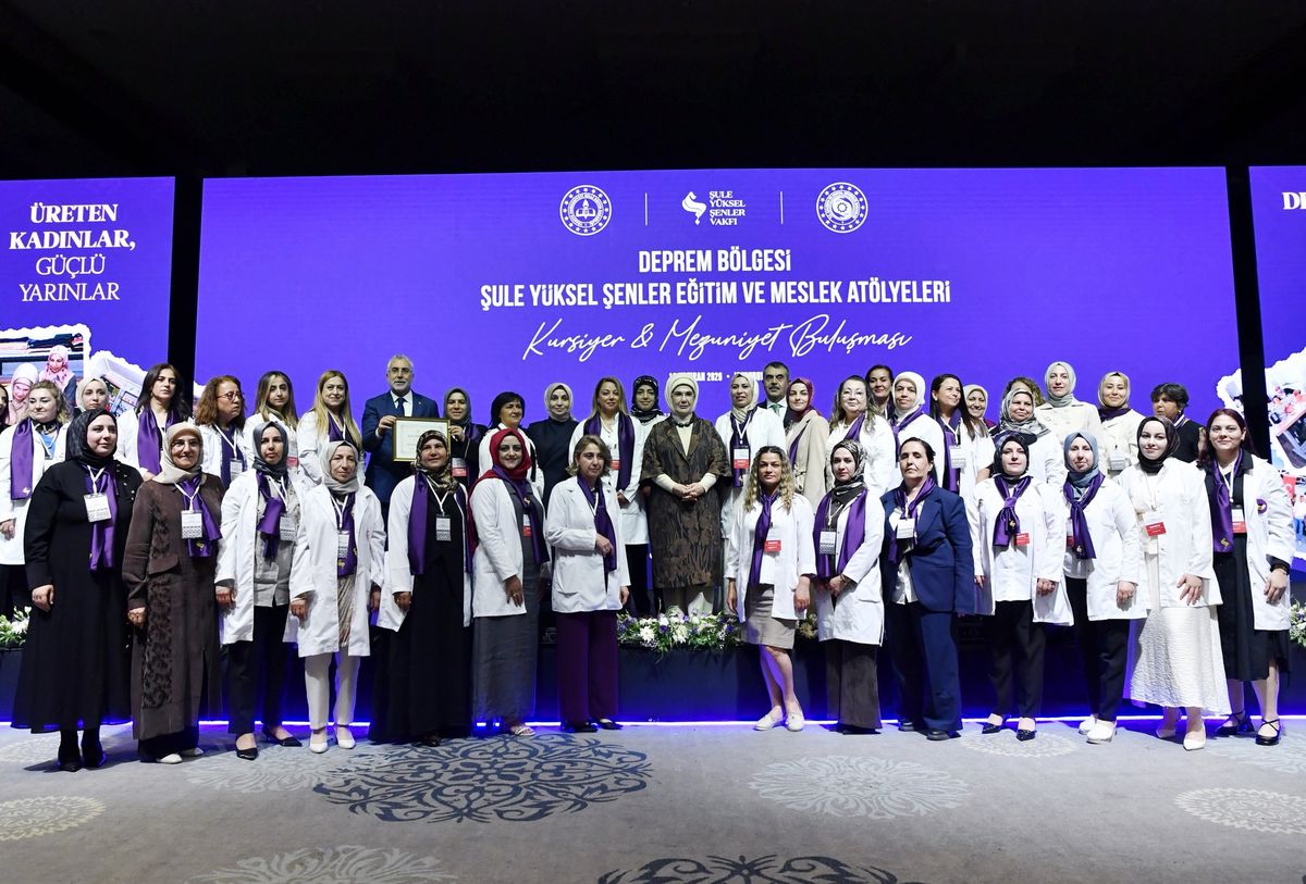 Emine Erdoğan\'dan deprem bölgesi atölyelerine destek