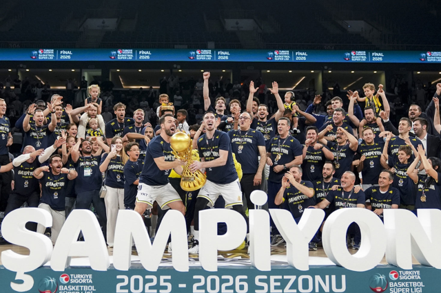 Fenerbahçe Beko, üst üste 3. kez şampiyon