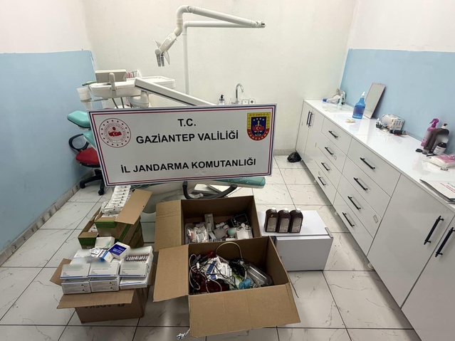 Gaziantep’te Ruhsatsız Diş Kliniğine Operasyon