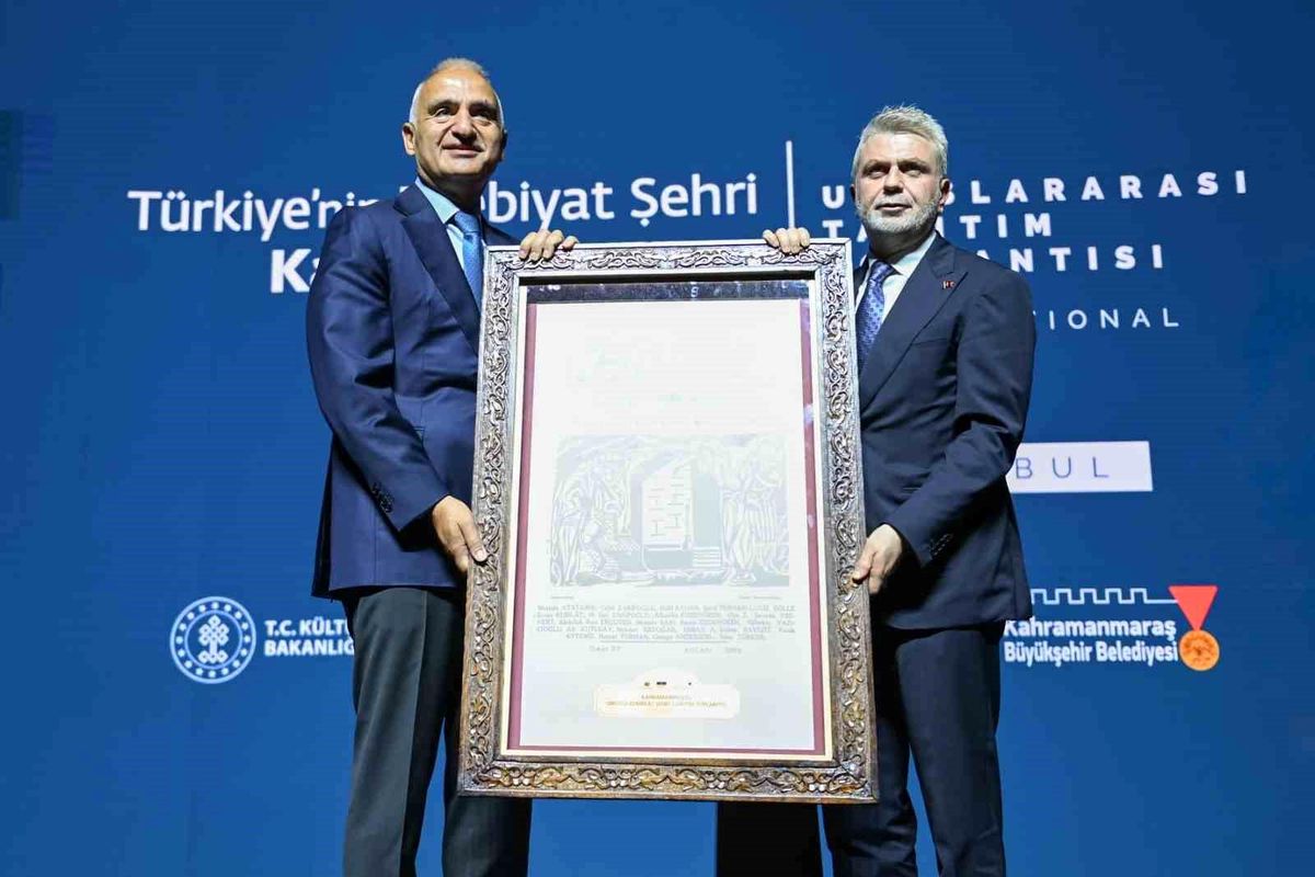 Kahramanmaraş, UNESCO\'dan Edebiyat Şehri Unvanı Aldı