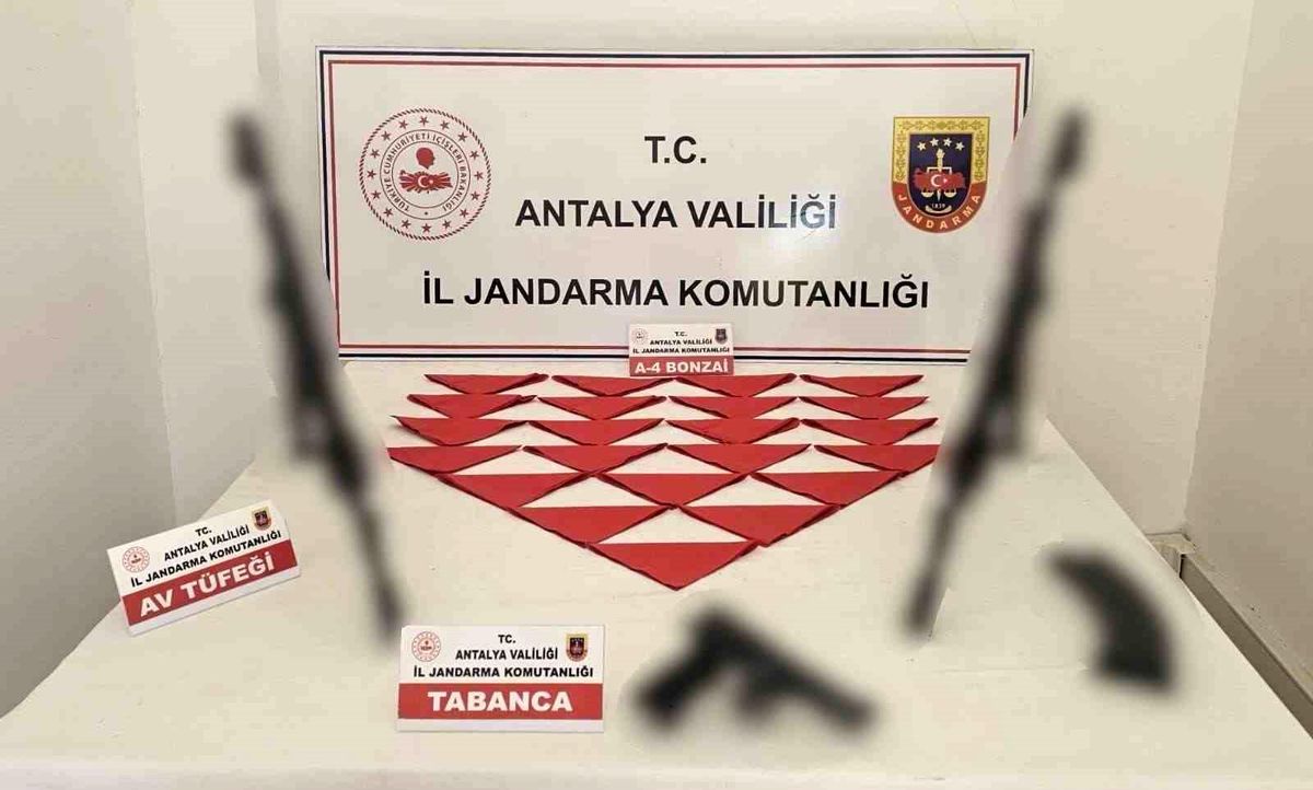 Antalya\'da Uyuşturucu ve Silah Operasyonu