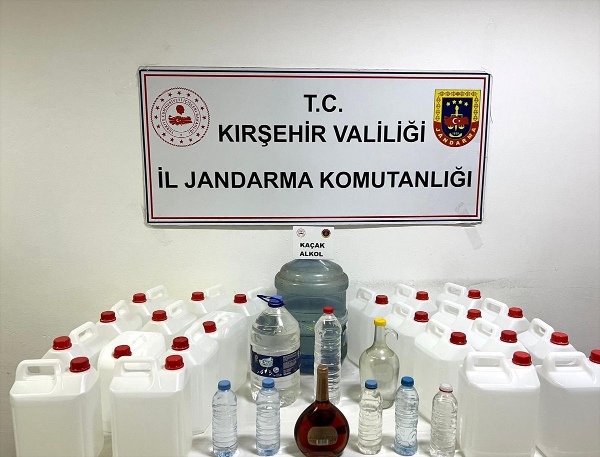 Kırşehir\'de Sahte Alkol Operasyonu