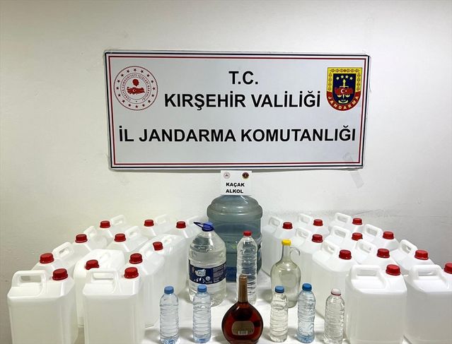 Kırşehir’de Sahte Alkol Operasyonu