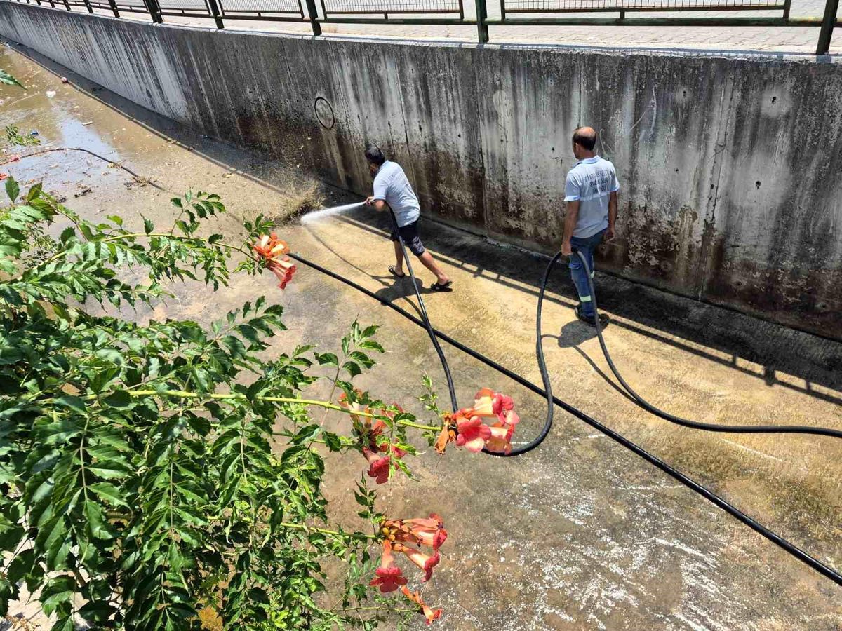 Marmaris Belediyesi\'nden derelerde temizlik mesaisi