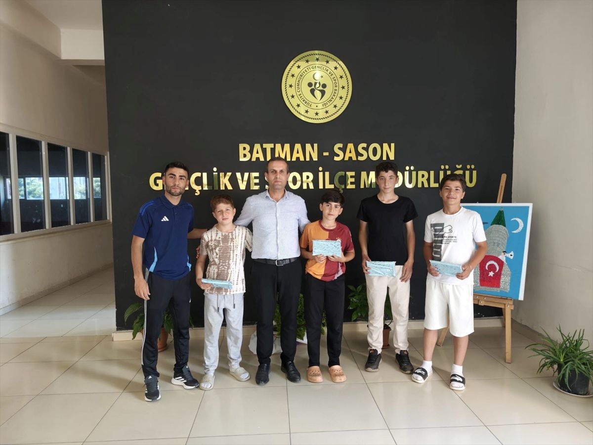 Sason\'da başarılı sporculara ödül töreni