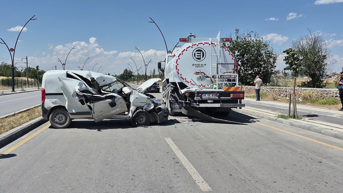 Malatya\'da Trafik Kazası: Bir Yaralı