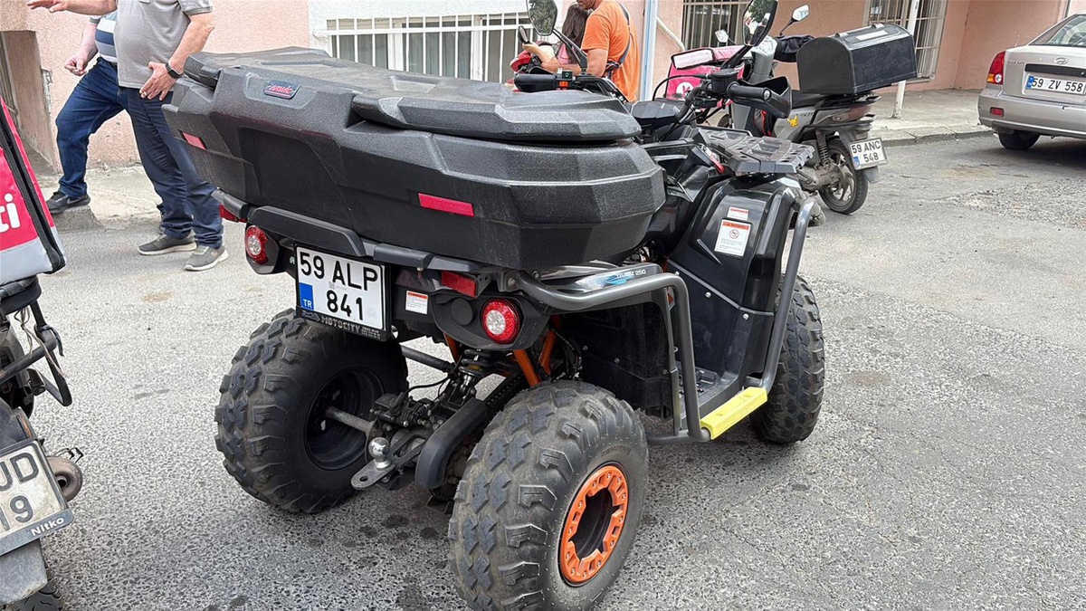 Çorlu\'da ATV-Motosiklet Kazası