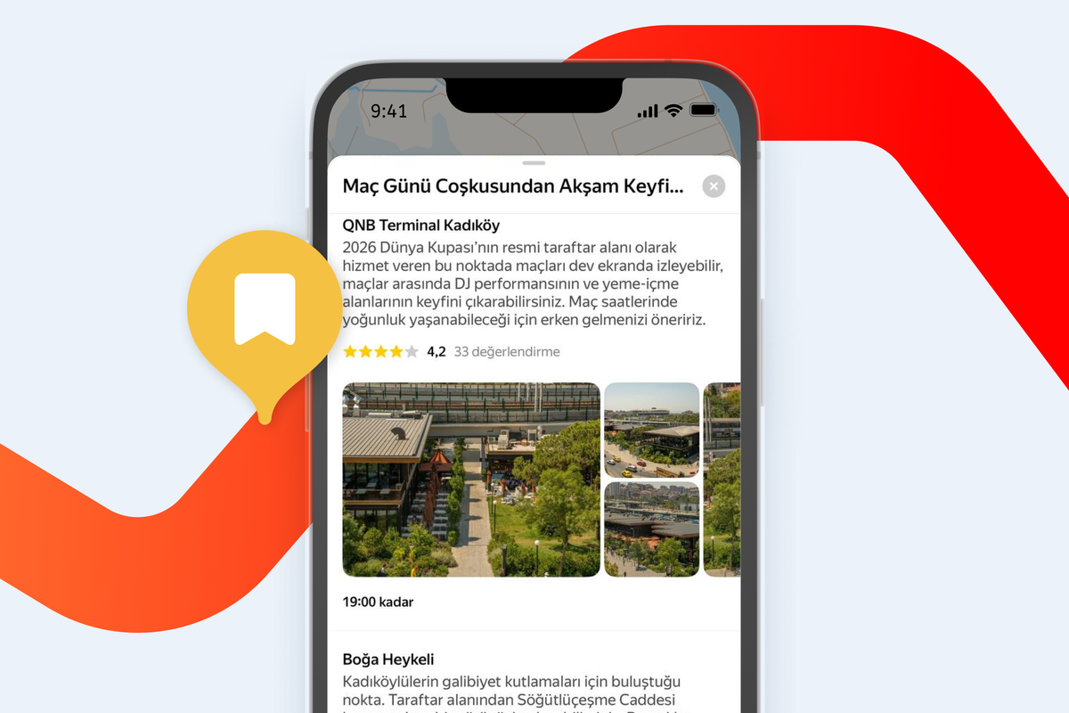 Yandex Maps, futbolseverlere özel Dünya Kupası özelliklerini duyurdu