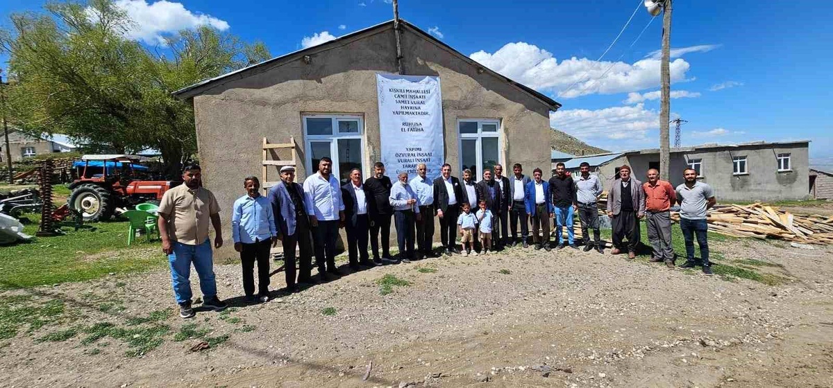 Aydınlar\'da taziye evi ve caminin temeli dualarla atıldı