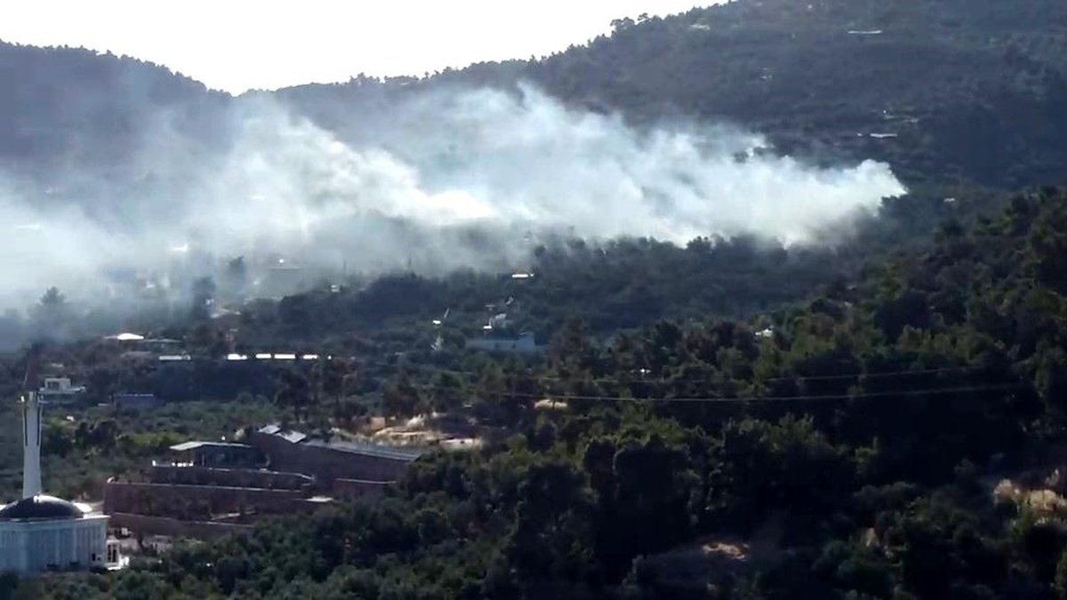 Çanakkale\'de Zeytinlikte Yangın Kontrol Altına Alındı