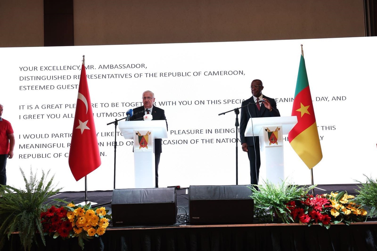 Bakan Güler, Kamerun Milli Günü Resepsiyonuna Katıldı
