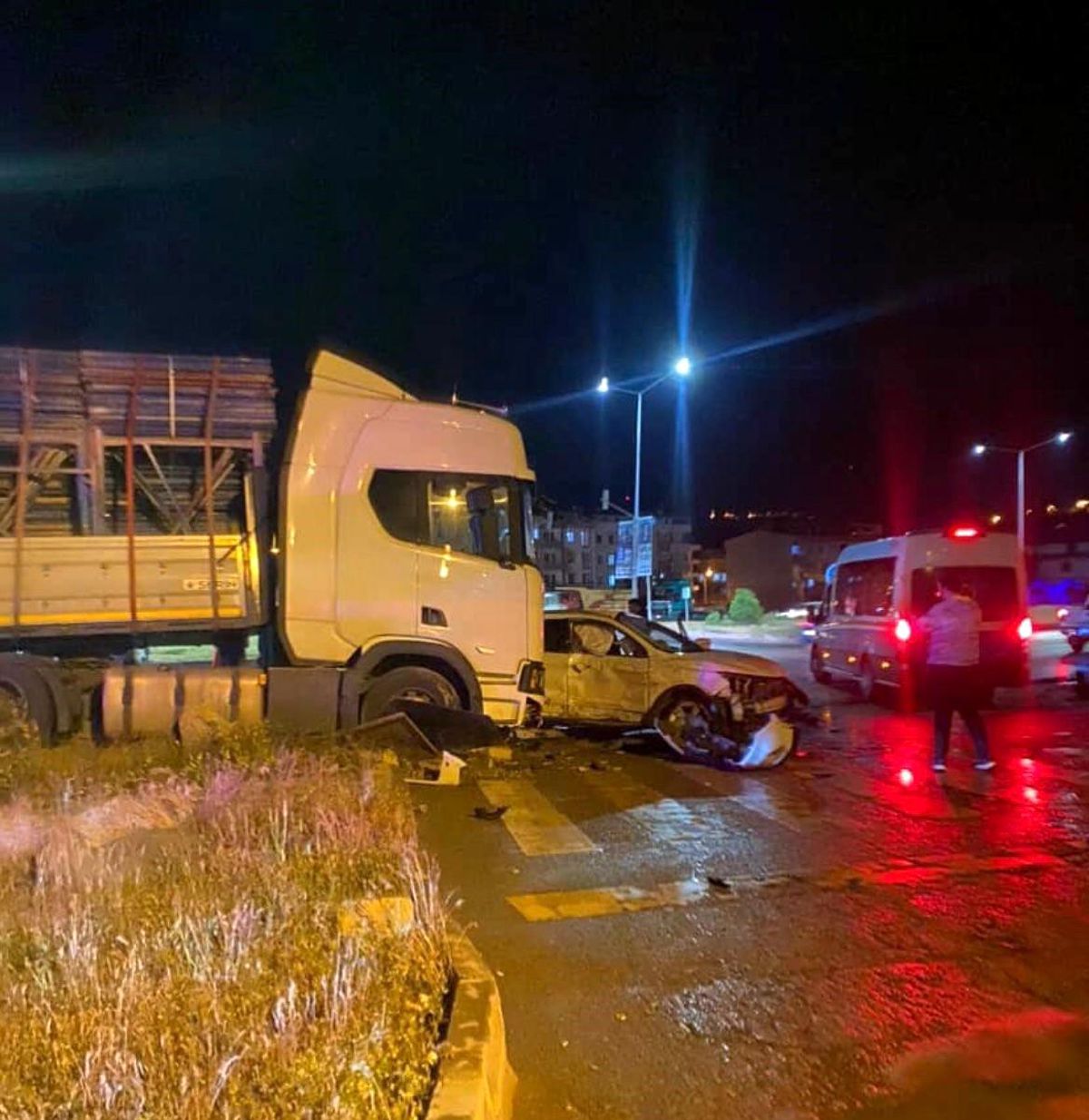 Bayburt\'ta Trafik Kazası: 1 Yaralı