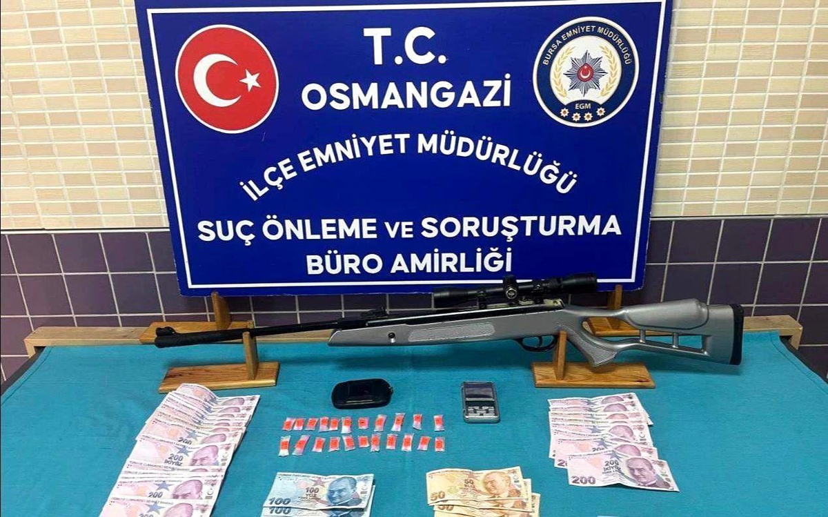 Bursa’da Uyuşturucu Operasyonu: Üç Şüpheli Gözaltında