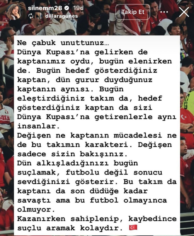 Hakan Çalhanoğlu‘nun eşinden eleştirilere karşı zehir zemberek açıklama