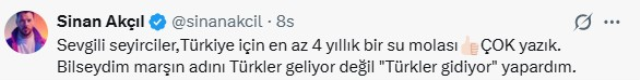 Sinan Akçıl'dan milli takıma sitem dolu sözler: Bilseydim marşın adını 'Türkler Gidiyor' yapardım