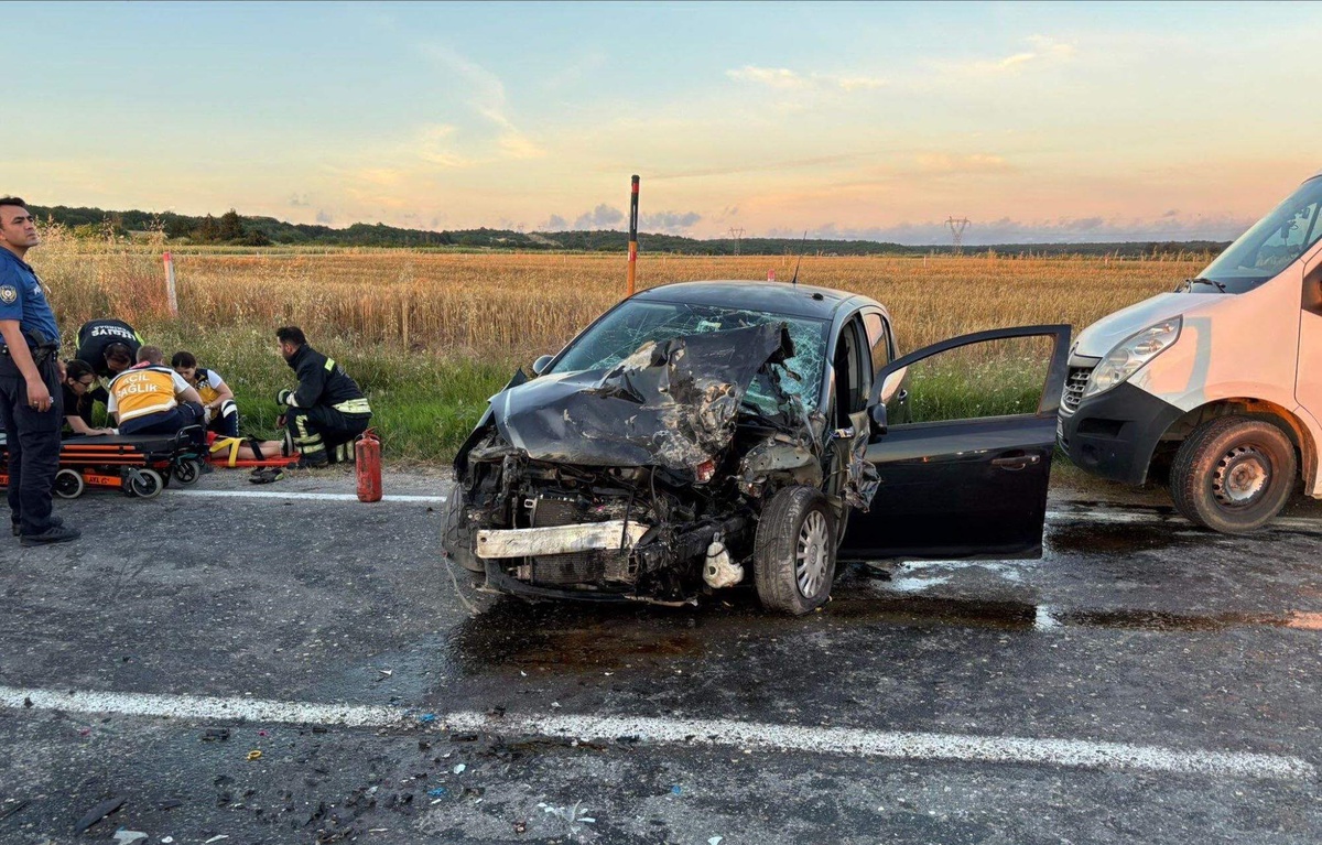Tekirdağ\'da Kaza: 1 Ölü, 2 Yaralı