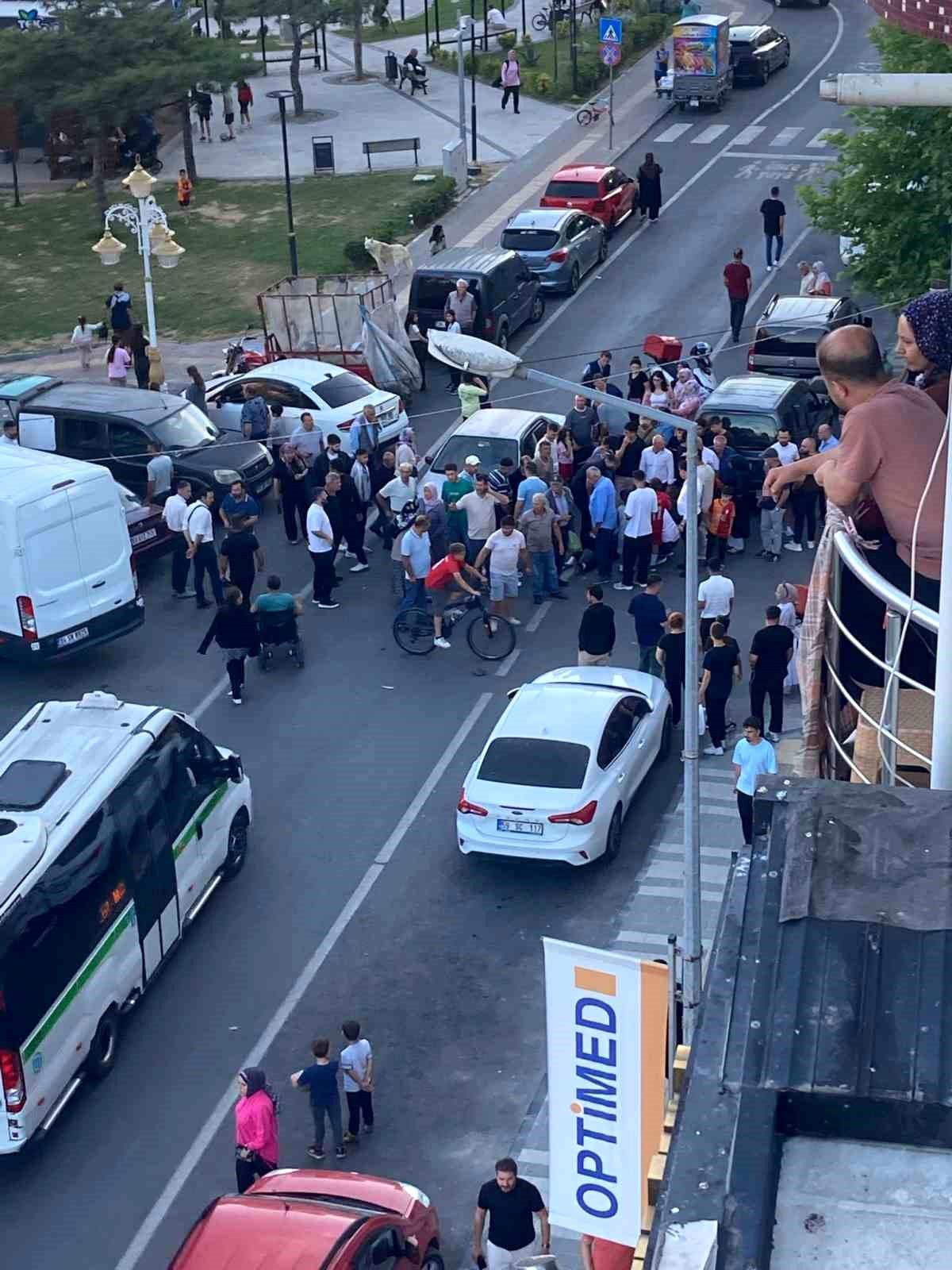 Kapaklı\'da Trafik Kazası: 1 Yaralı