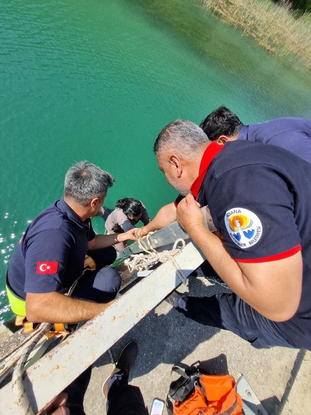 Aladağ’da Köprüden Düşen Kadın Kurtarıldı