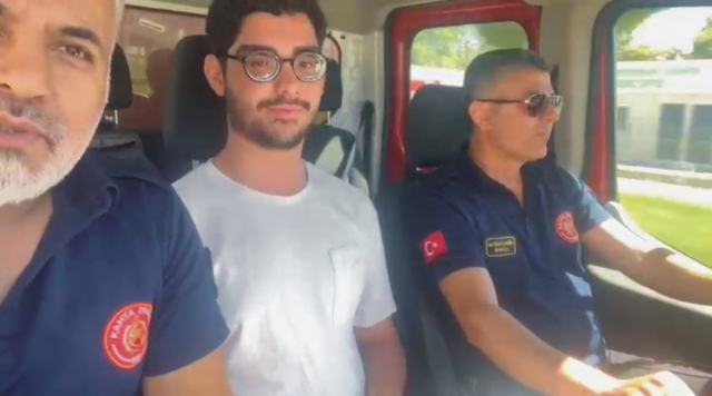 YKS'ye giden genç asansörde mahsur kaldı, imdadına itfaiye yetişti