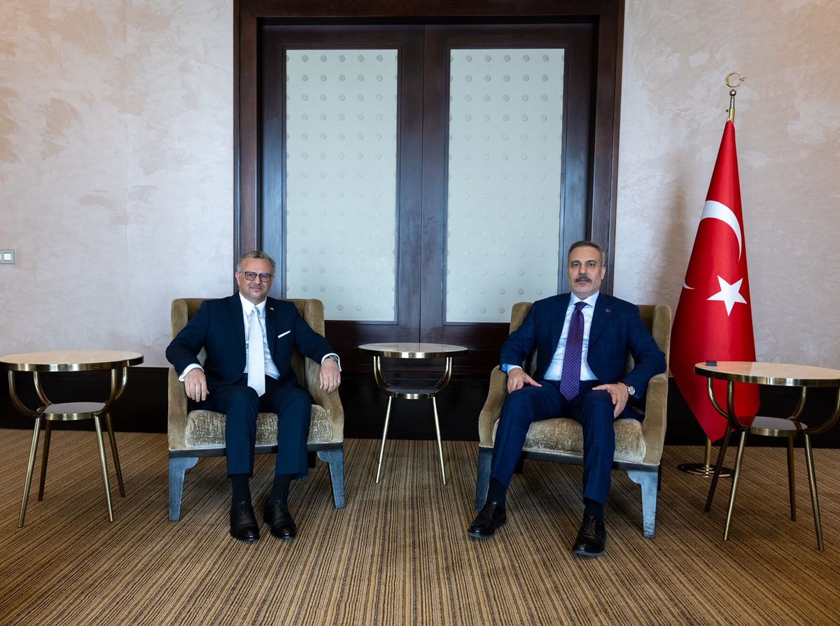 Hakan Fidan, Kahire\'de Massad Boulos ile Görüştü
