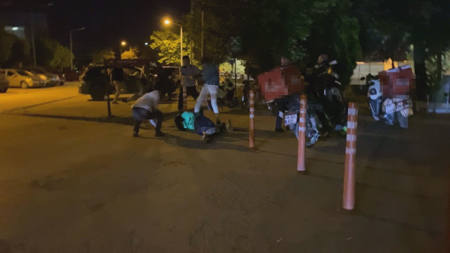 İnegöl'de motokuryeler ile işverenler kavga etti: 5 yaralı, 10 gözaltı