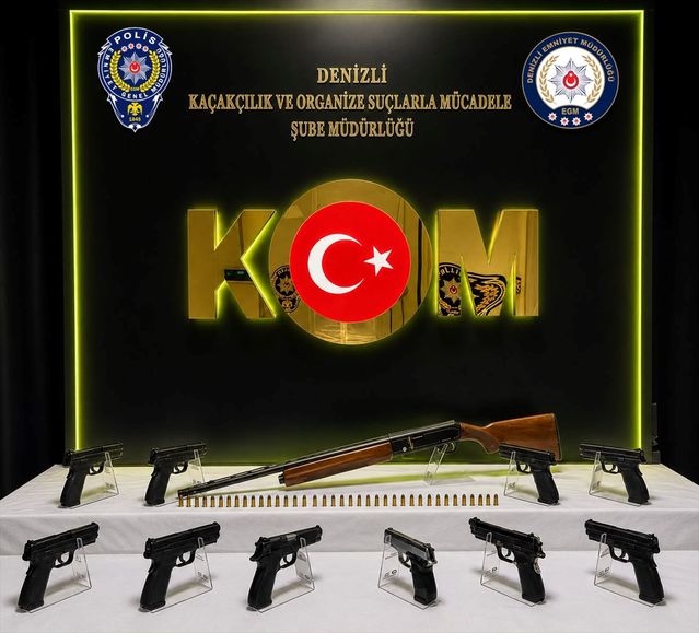 Denizli'de Silah Kaçakçılığına Operasyon