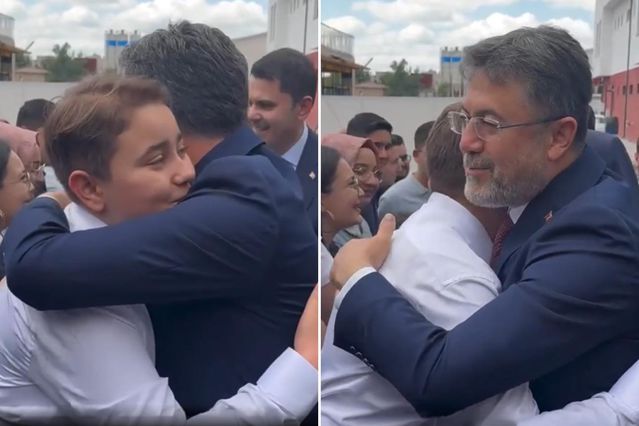 Fenerbahçe’yi duyan Bakan Yumaklı çocuğa bir daha sarıldı