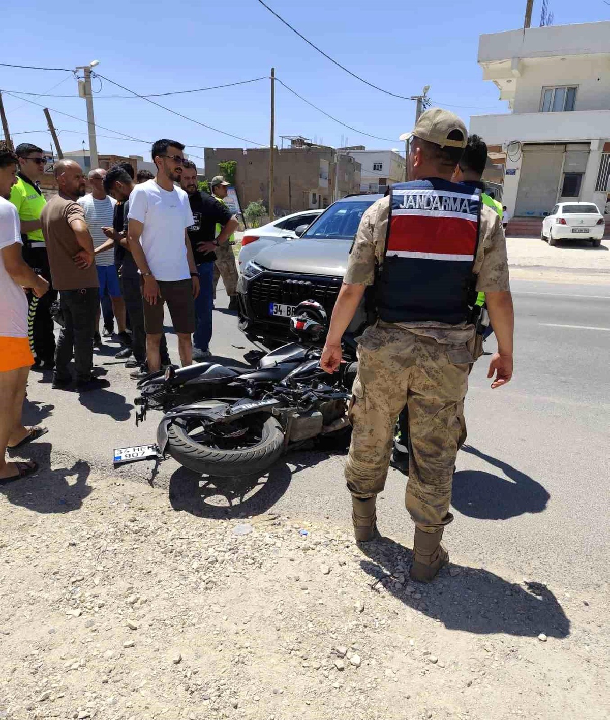 Nusaybin\'de Trafik Kazası: 1 Yaralı
