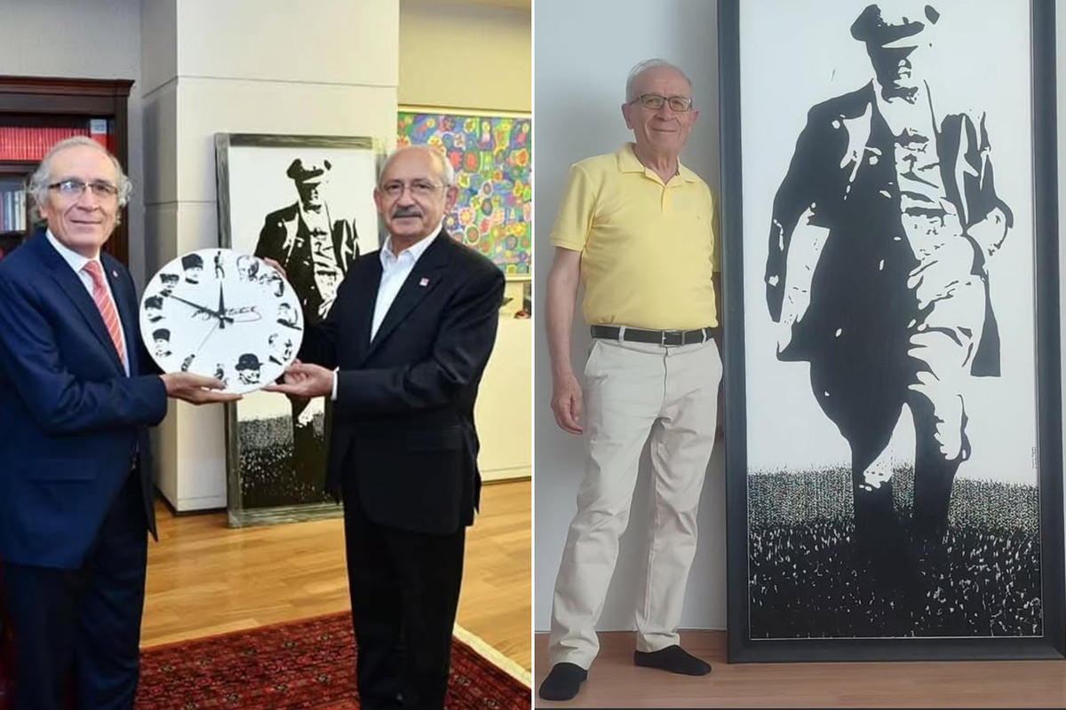 Ressam Hamza Saykan CHP\'ye verdiği Atatürk tablolarını geri aldı