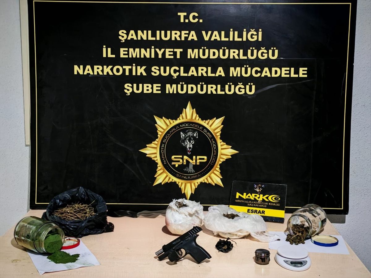 Şanlıurfa\'da Uyuşturucu Operasyonu: 5 Gözaltı