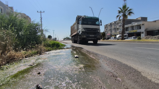 Silopi'de kanalizasyon suları 6 yıldır İpek Yolu Bulvarı'na akıyor