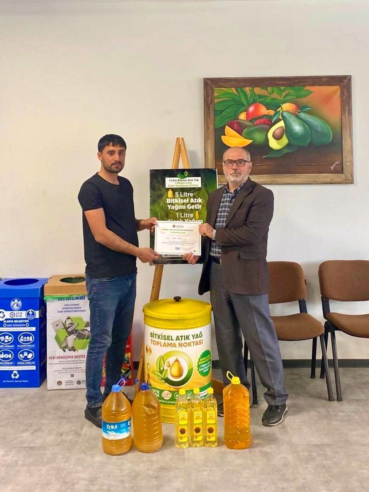 Alanya\'da 3 ayda 572 litre atık yağ geri dönüşüme kazandırıldı