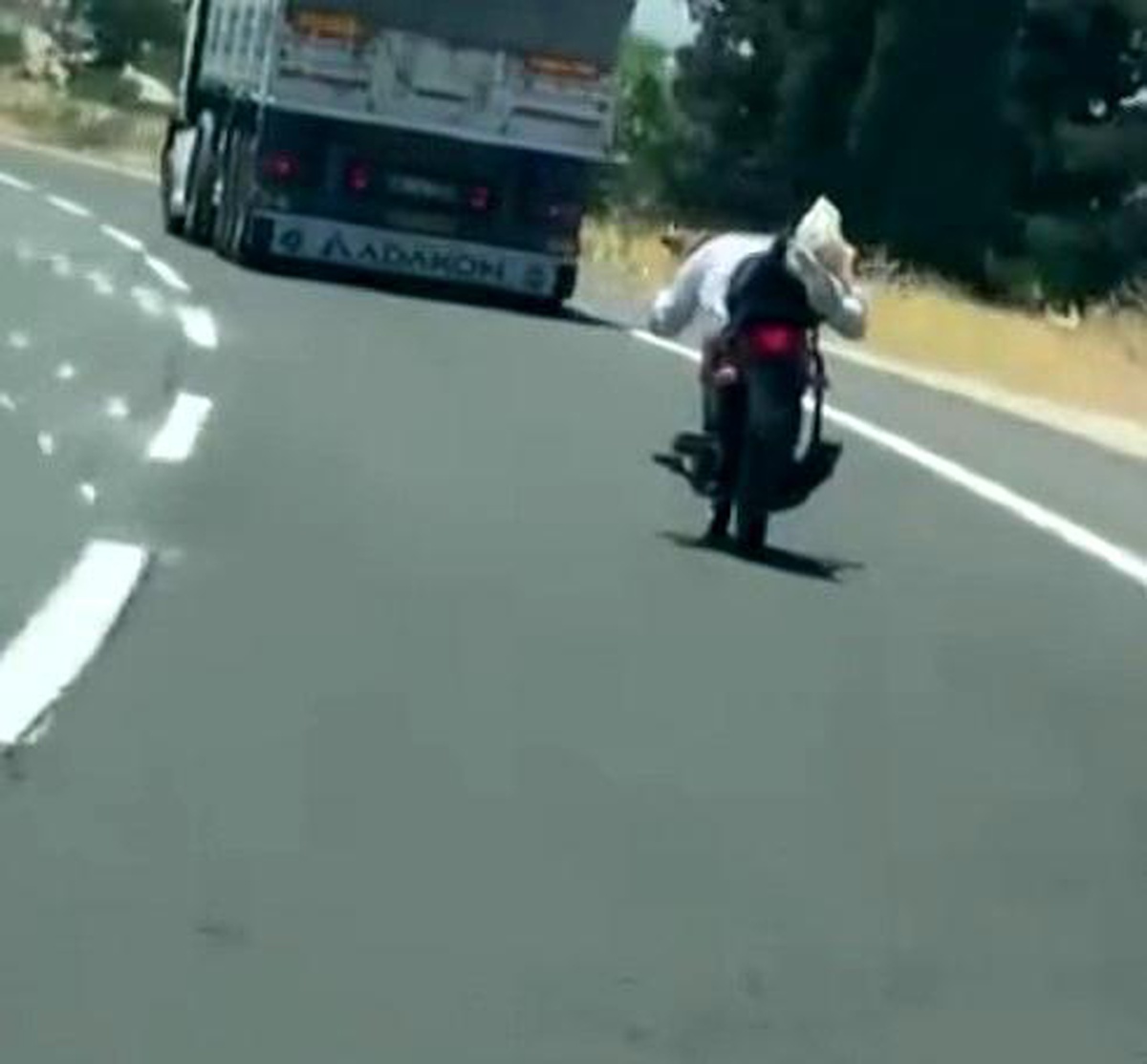 Gaziantep\'te Motosikletten Tehlikeli Yolculuk