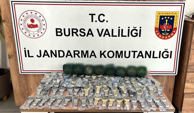 İnegöl’de Kaçağı Rolex Saat Operasyonu