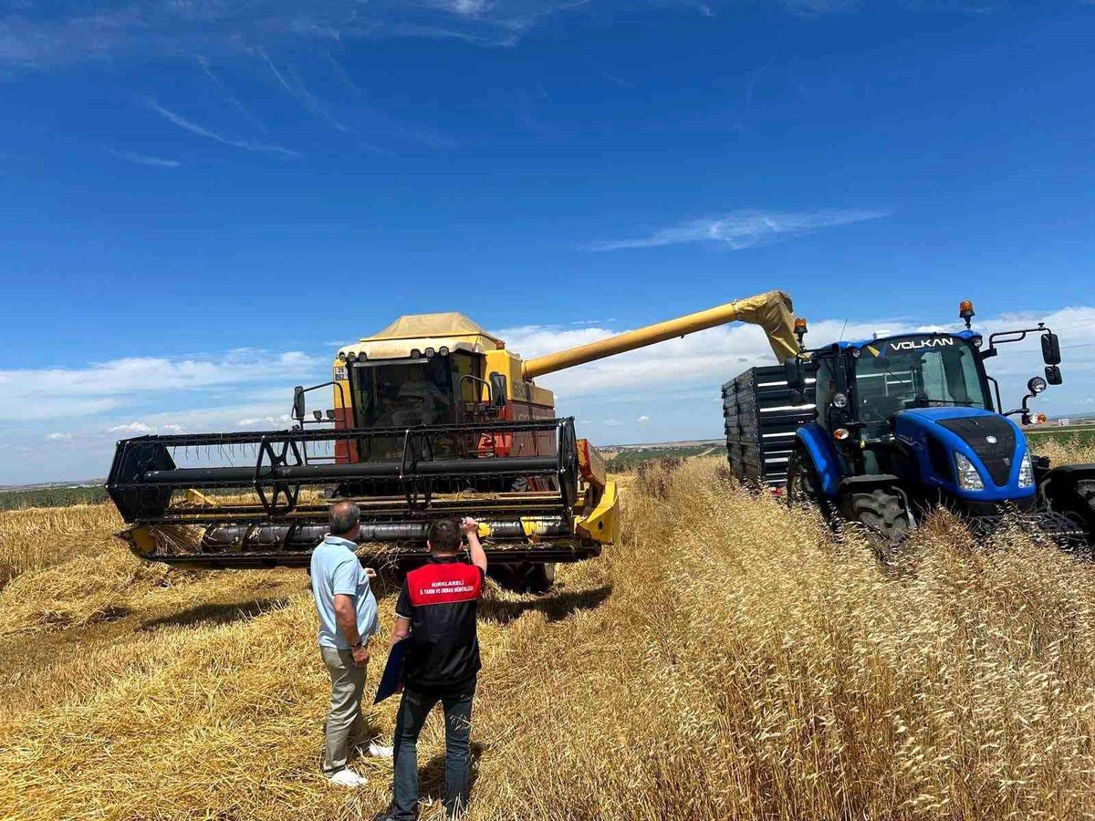 Kırklareli\'nde Biçerdöver Denetimleri Devam Ediyor
