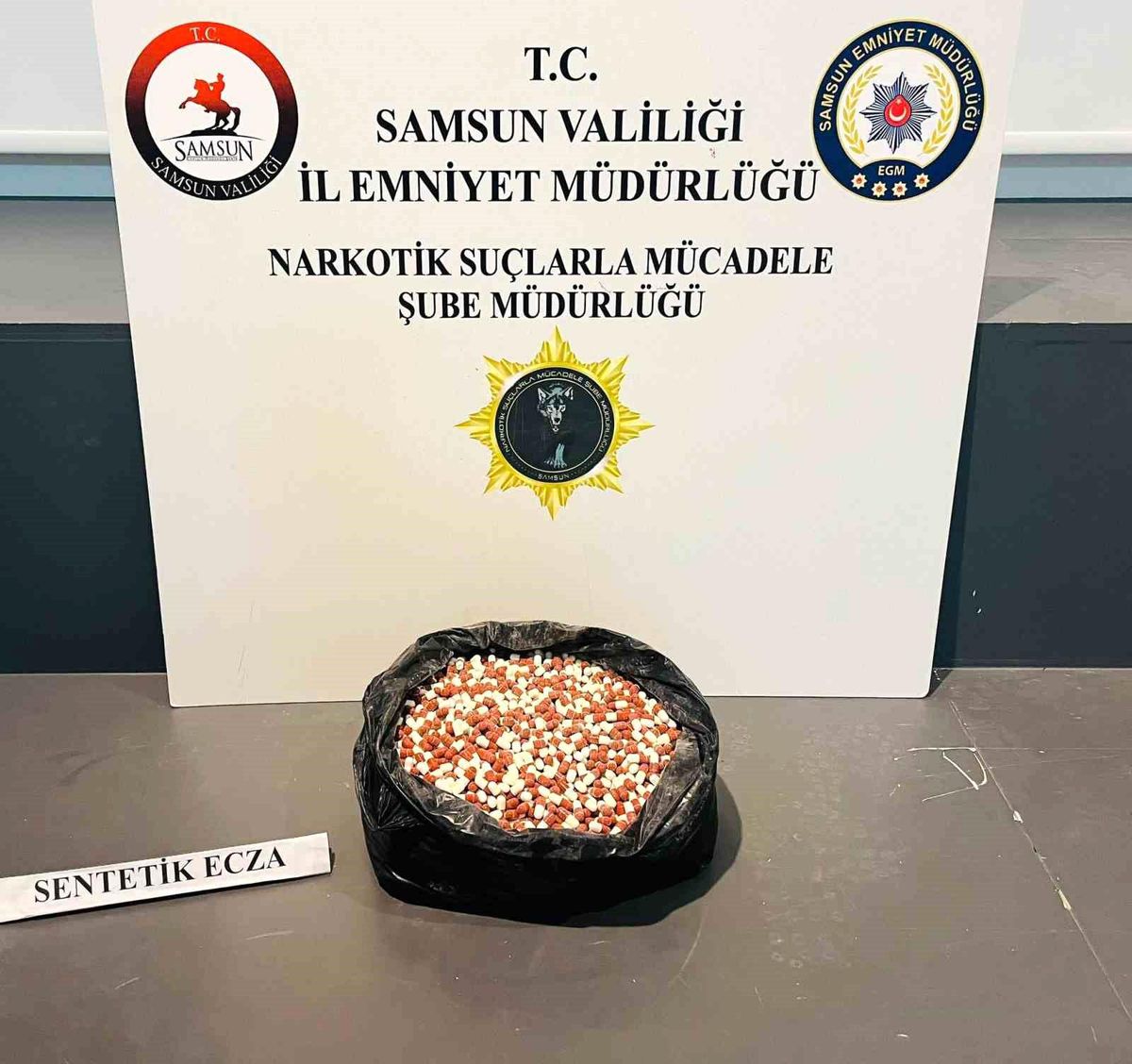 Samsun\'da Sentetik Ecza Operasyonu