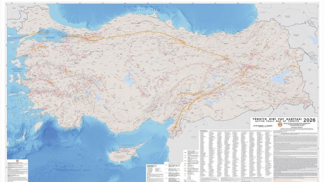 Türkiye Diri Fay Haritası Güncellendi