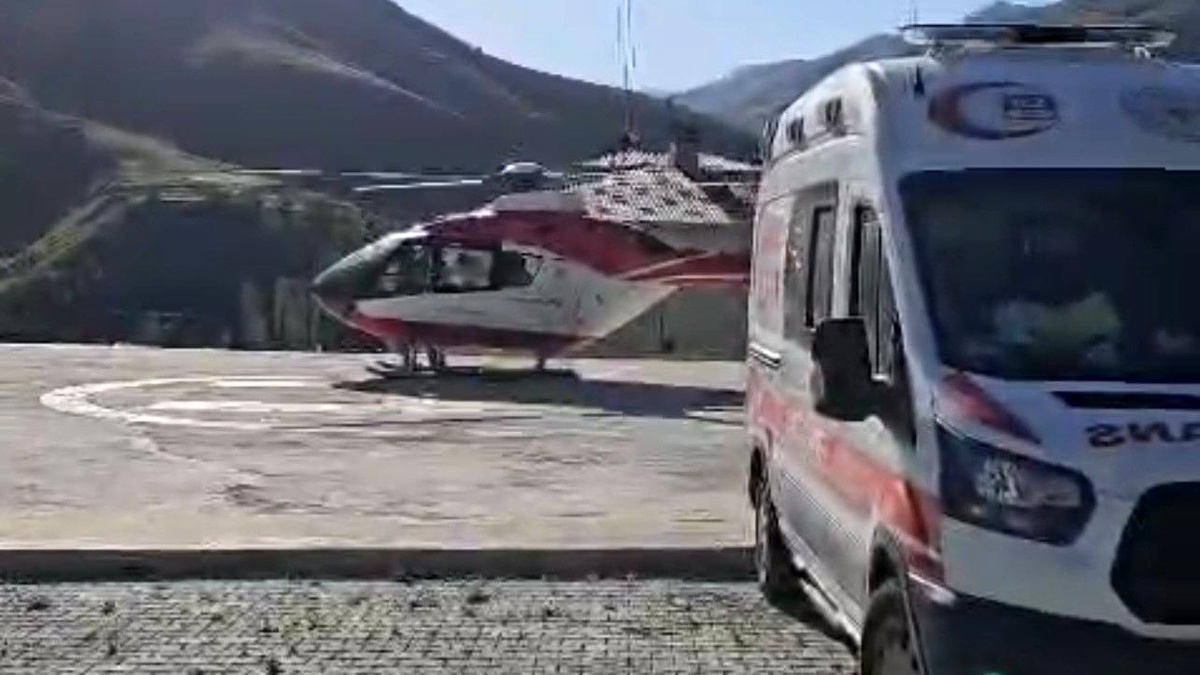 Kalp Rahatsızlığı Olan Hasta Helikopterle Van\'a Taşındı