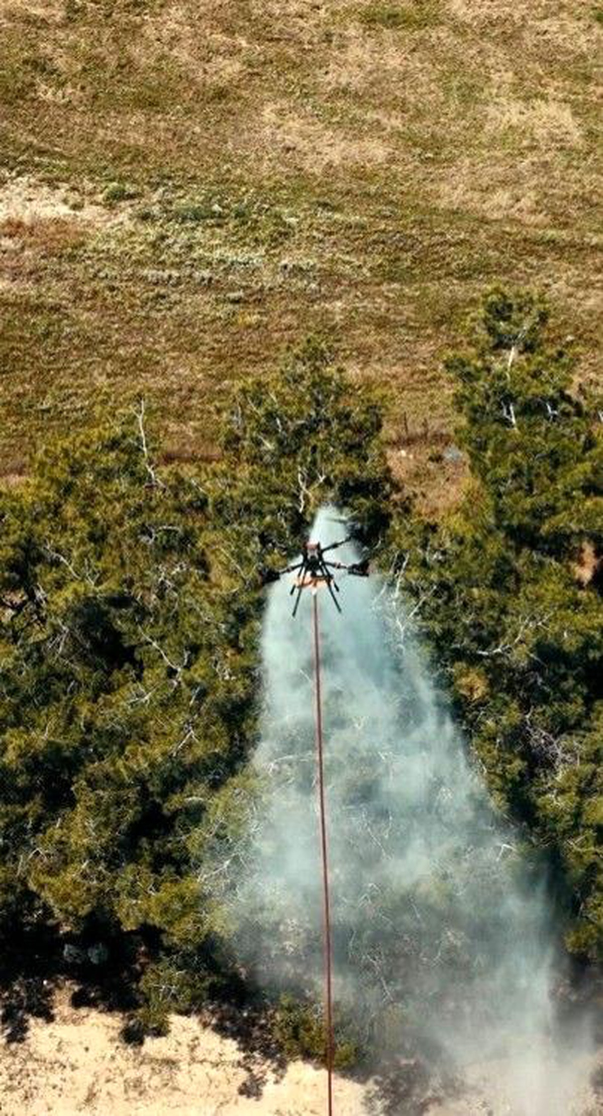 Adana Yangınında Yenilikçi Dron Kullanıldı