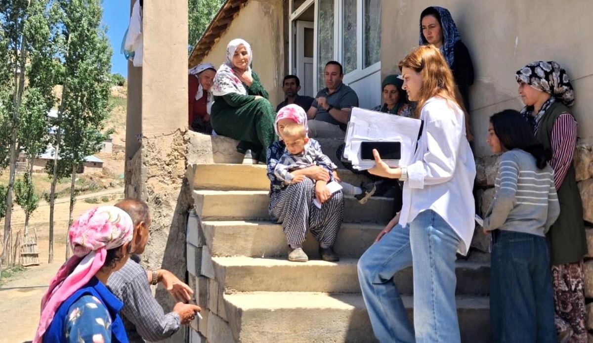 Yüksekova\'da Çiftçilere Brusella Taraması