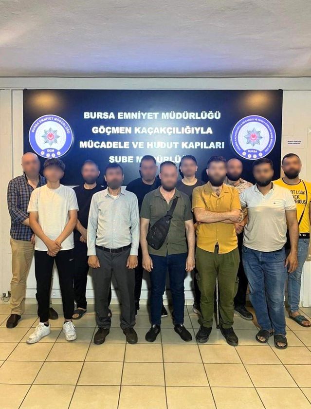 Bursa’da Göçmen Kaçakçılığı Denetimi