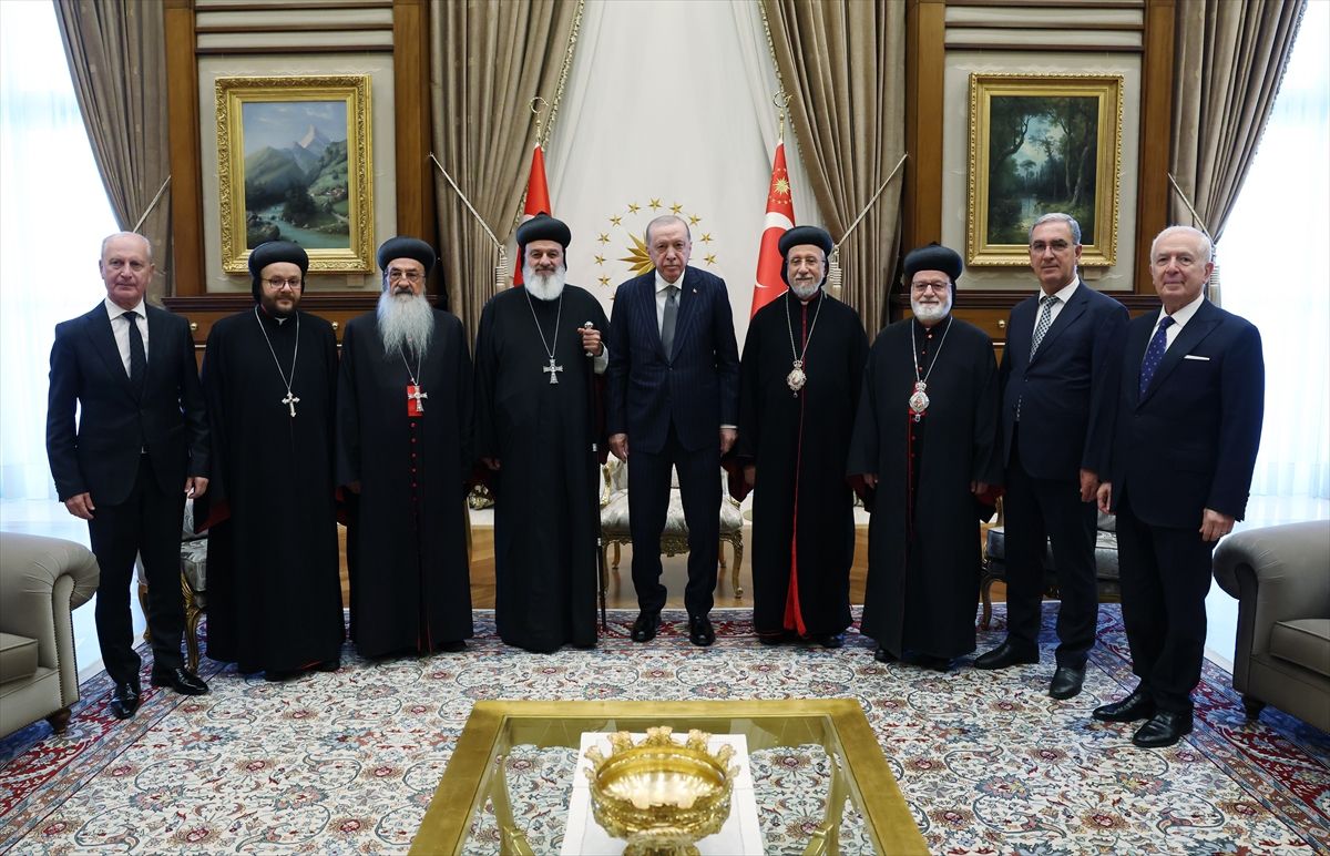 Erdoğan, Süryani Patriği Kerim\'i Kabul Etti