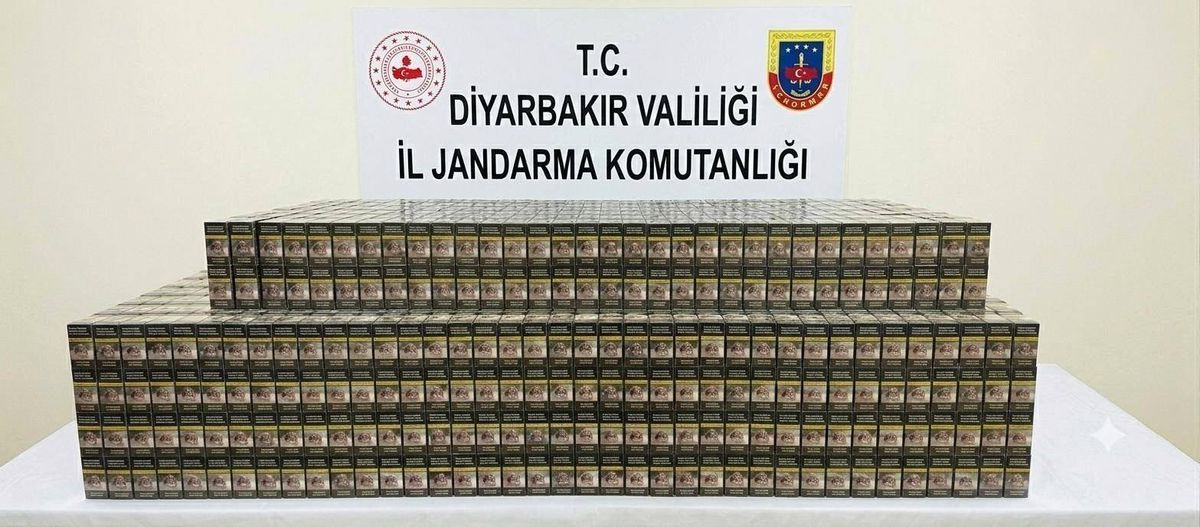 Diyarbakır\'da Kaçak Sigara Operasyonu