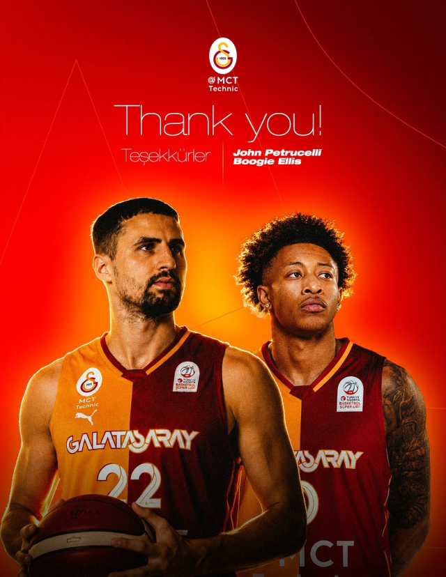 Galatasaray Basketbol Takımı'nda 2 ayrılık