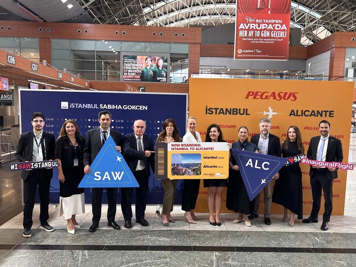 Pegasus\'tan Yeni Avrupa Hattı: Alicante