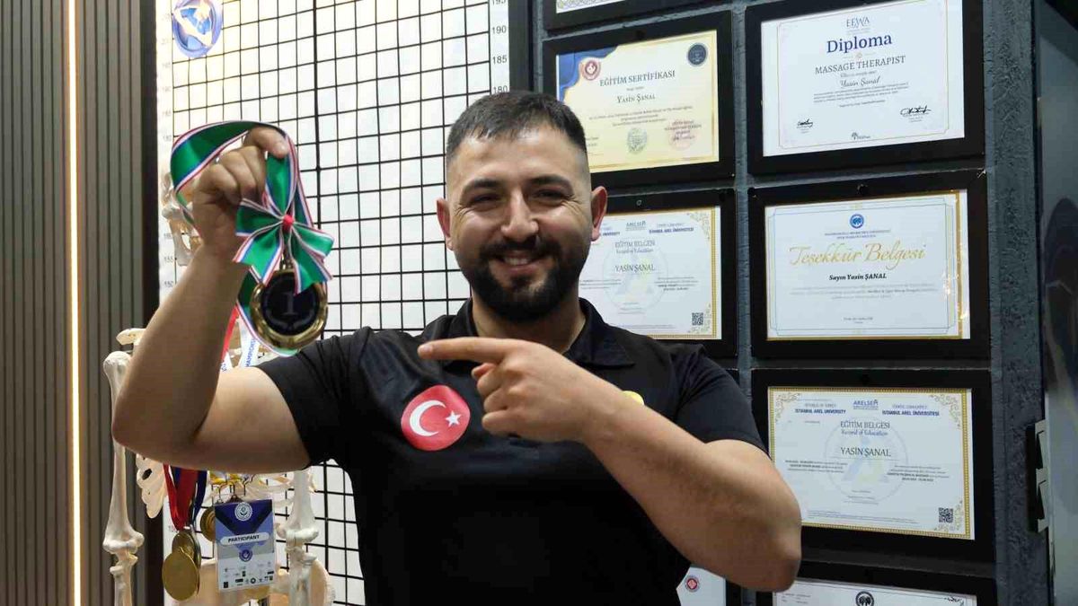 Yasin Şanal Asya Masaj Şampiyonu Oldu